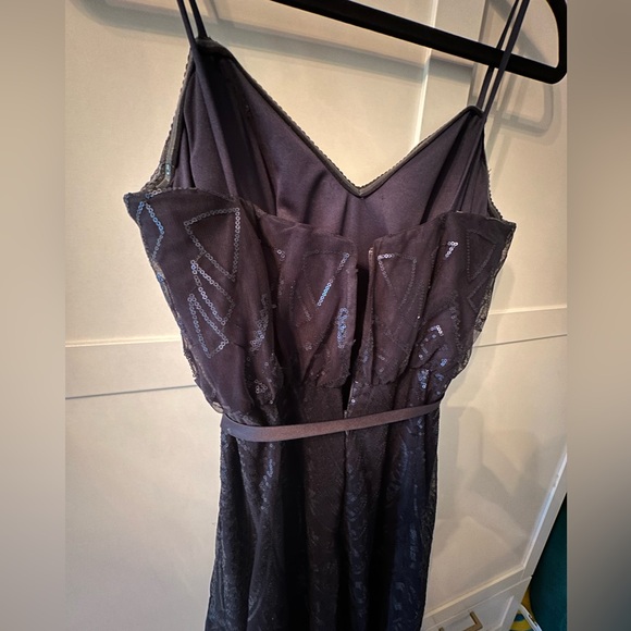 Navy Sequin and lace gown - Picture 11 of 11